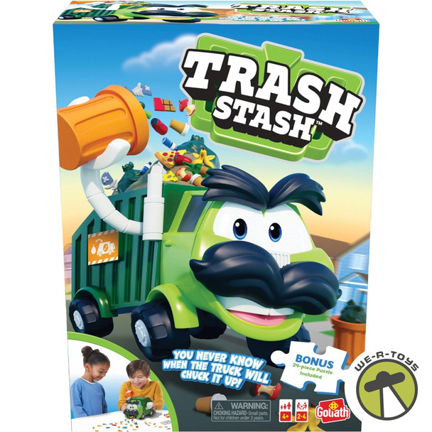 Goliath Trash Stash Game with 24pc Puzzle