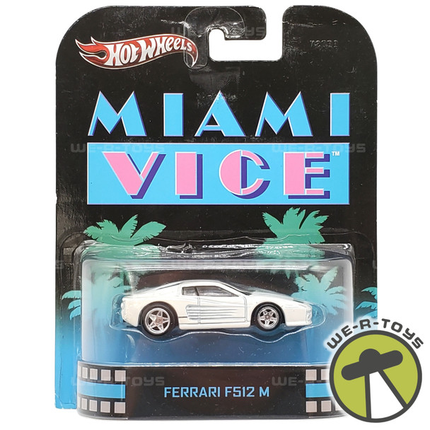 Hot Wheels Retro Entertainment Miami Vice Ferrari F512M Car Mattel 2012