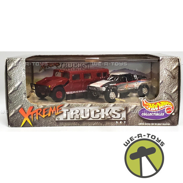 Hot Wheels Collectibles Xtreme Trucks Set Hummer & Baja Racer Vehicles 1999 NRFB