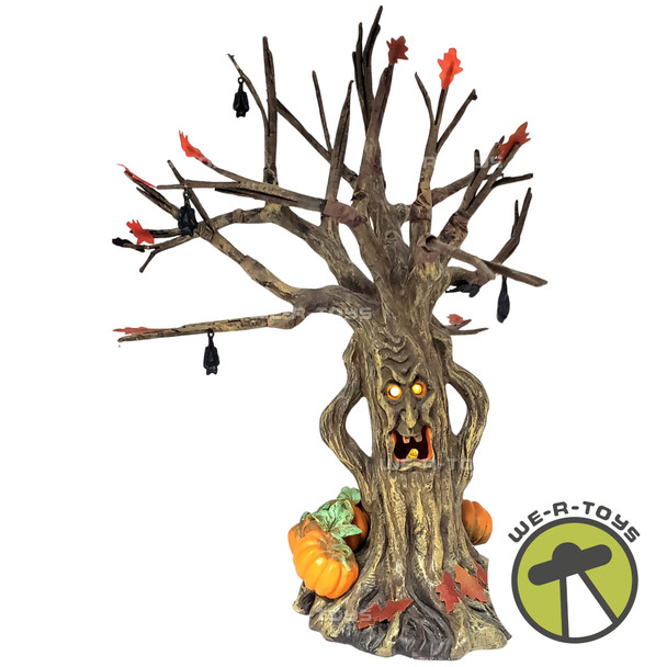 Department 56 Village Accessories Halloween Lit Spooky Tree Blinking Light