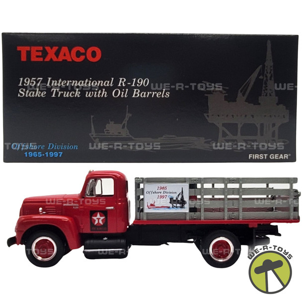 Texaco 1957 International R-190 Stake Truck Vehicle 1998 First Gear 18-2300 NEW