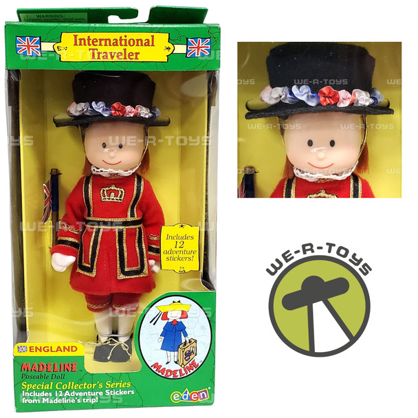 Madeline International Traveler England Doll Special Collector's Series Eden New