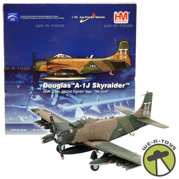 Douglas A-1J Skyraider No. 014 Plane 1:72 Scale 2010 Hobby Master HA2904 NEW