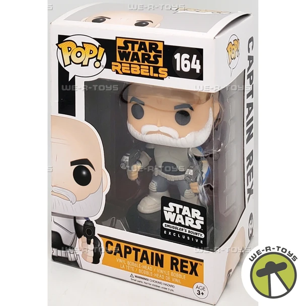 Funko POP Star Wars Rebels Captain Rex 164 Vinyl Bobble-Head Figure
