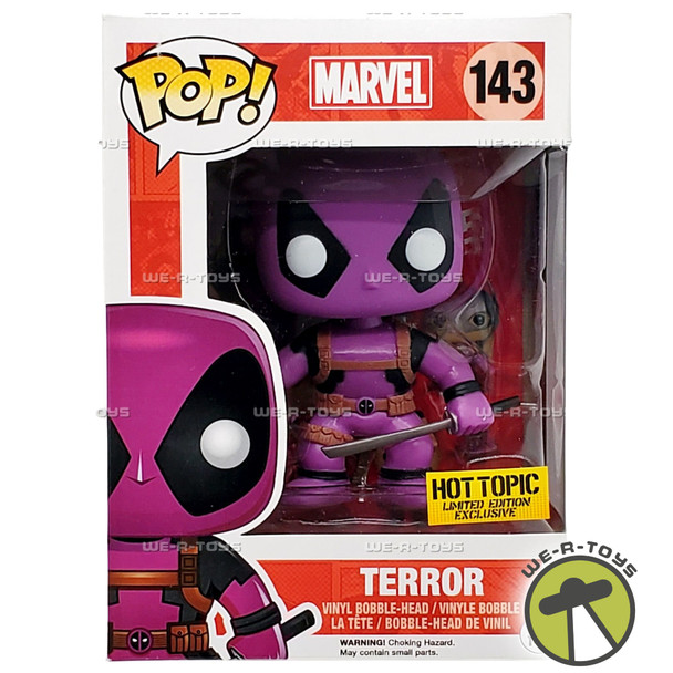 Funko POP Marvel Deadpool Terror 143 Purple Figure