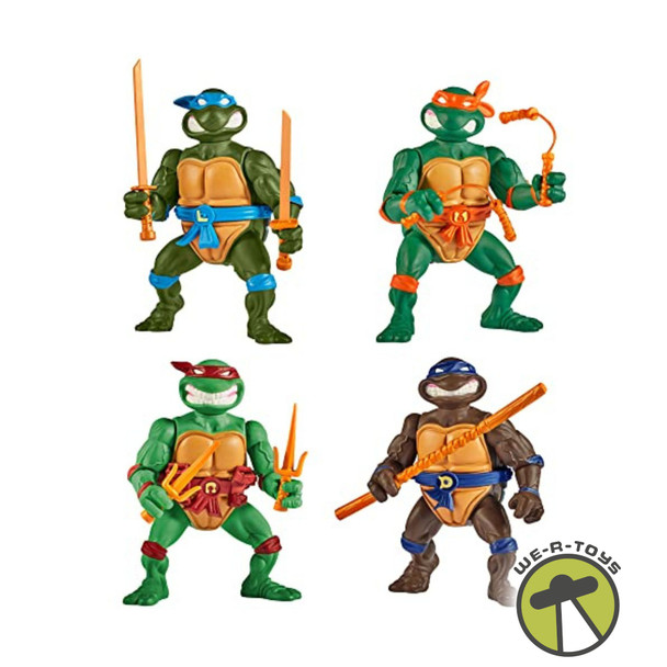 Teenage Mutant Ninja Turtles Classic Storage Shell Turtle Figures Bundle