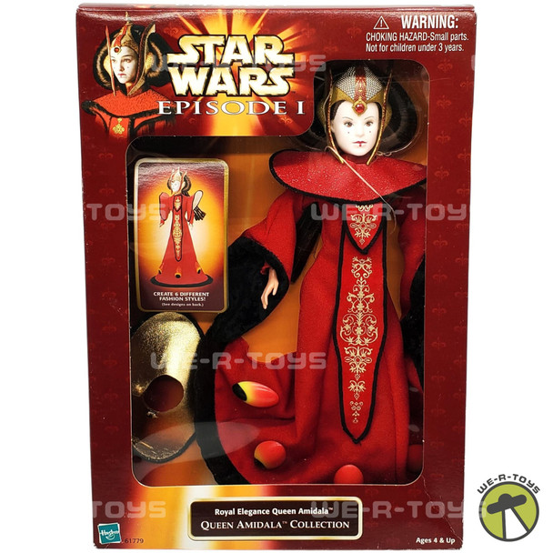 Star Wars Episode I Royal Elegance Queen Amidala Doll 1998 Hasbro No. 61779 NEW