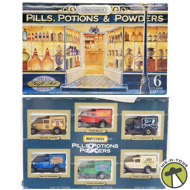 Matchbox Pills, Potions & Powders Special Edition Gift Set 6 Classic Vehicles