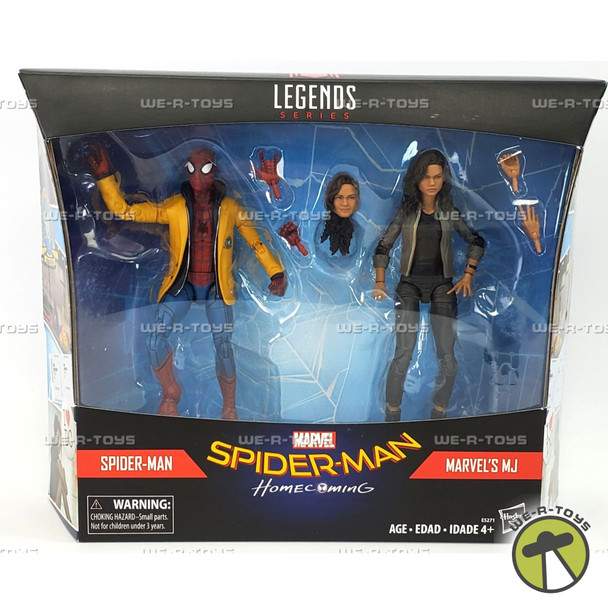 Marvel Legends Series Spider-Man Homecoming Spider-Man & MJ Figures Hasbro NRFP