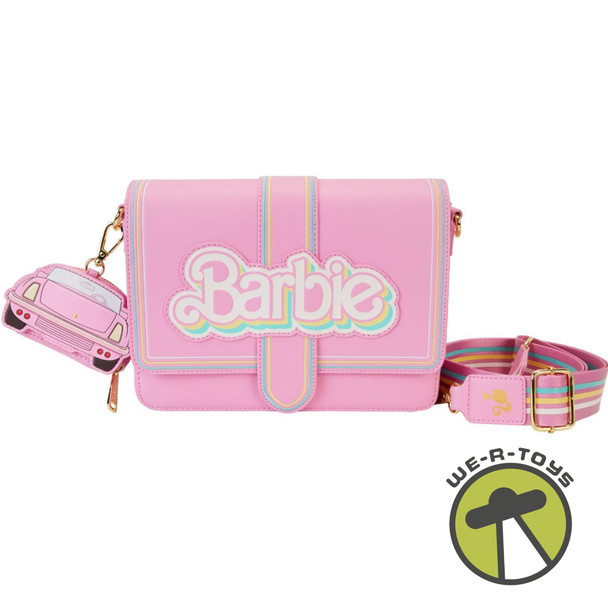 Barbie 65th Anniversary Logo Crossbody Bag with Coin Bag Loungefly