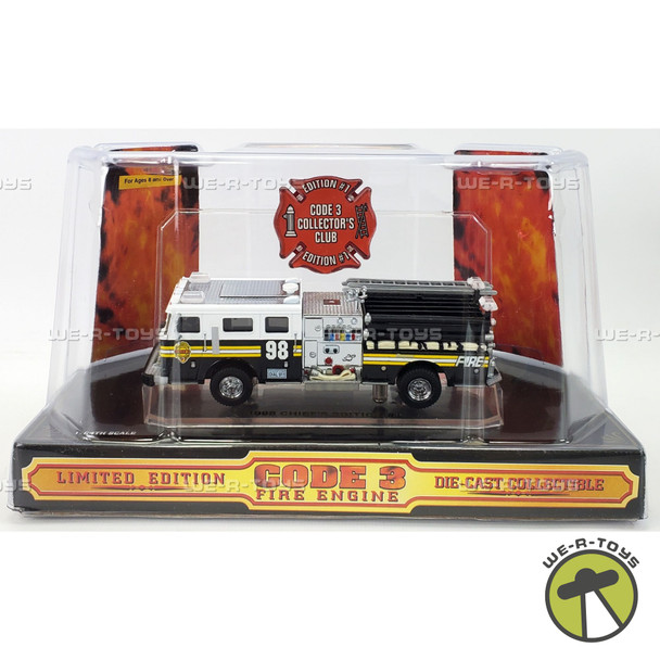 Seagrave Code 3 Collector's Club 1998 Chief's Edition #1 Fire Engine NRFP