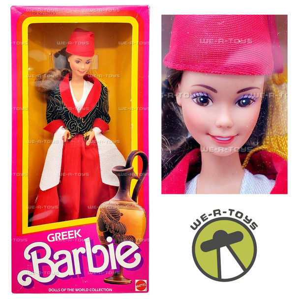 Barbie Dolls of the World Collection Greek 1985 Doll Mattel 2997