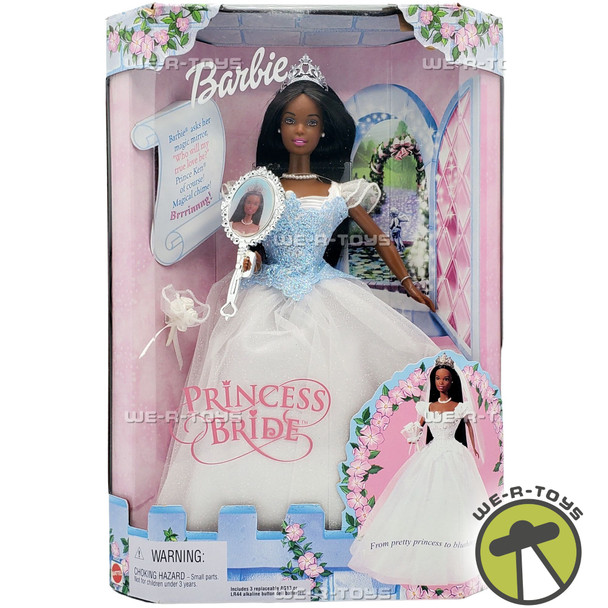 Princess Bride Barbie Doll African American 2000 Mattel 28252