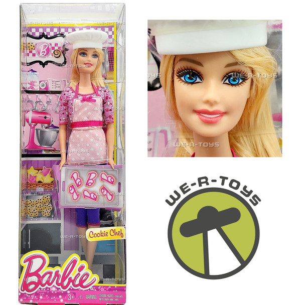 Barbie Careers Cookie Chef Doll 2013 Mattel BDT28