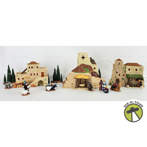 Department 56 Holy Land Little Town of Bethlehem 12 Piece Set No. 59757 USED