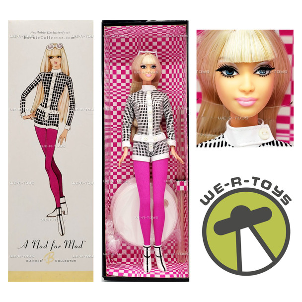 Barbie Collector A Nod for Mod Gold Label Doll 2003 Mattel C6261