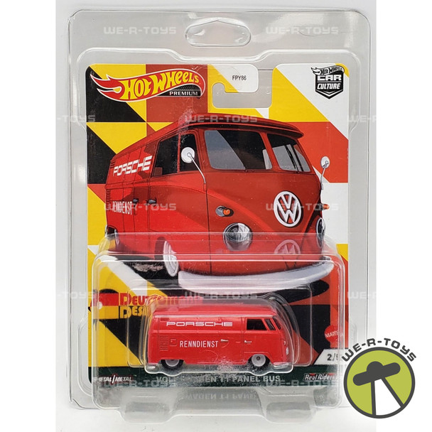 Hot Wheels Premium Car Culture Deutschland Design Volkswagen T1 Panel Bus NRFP