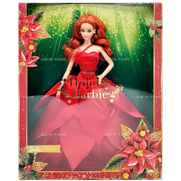 Barbie Signature 2022 Holiday Doll Red Hair Mattel HGW73 NEW