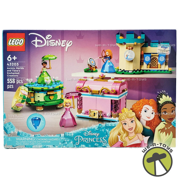LEGO Disney Princess Aurora, Merida & Tiana’s Enchanted Creations 43203