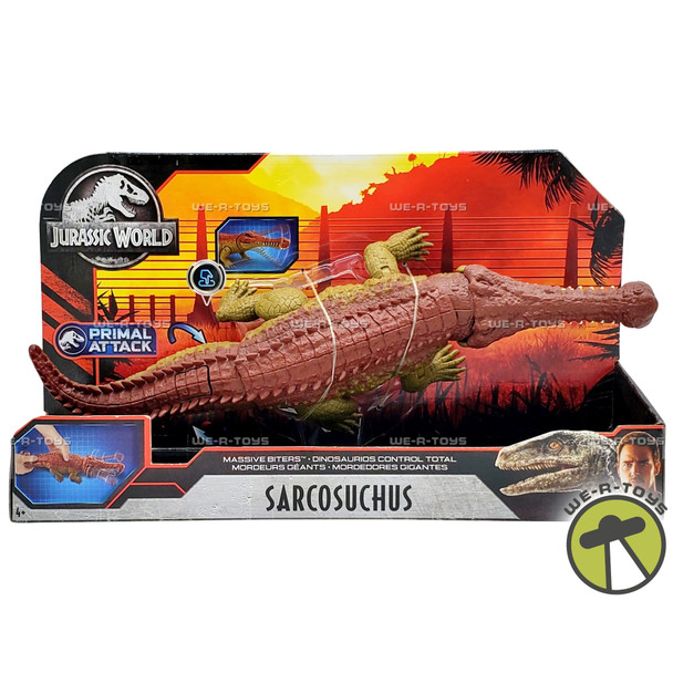 Jurassic World Massive Biters Sarcosuchus Action Figure 2019 Mattel GJP34