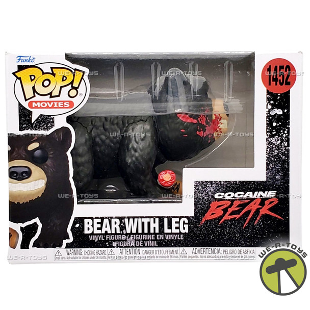 Funko POP Movies Cocaine Bear Bloody Bear with Leg 1452 Figure