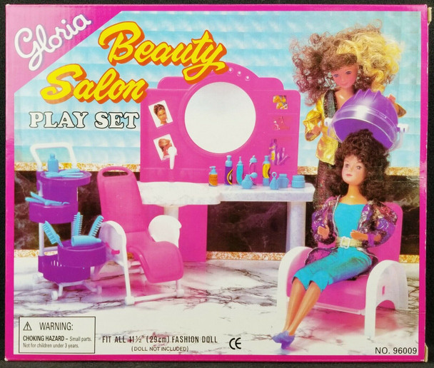 Gloria Beauty Salon Play Set for all 11.5" Fashion Dolls No. 96009 NRFB