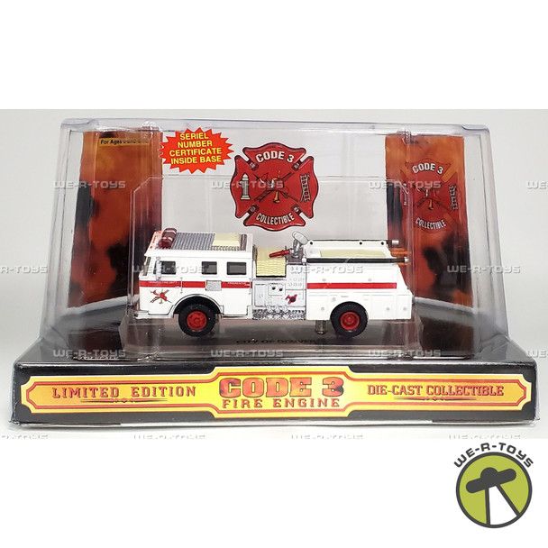 Code 3 Seagrave 1998 Denver Fire Dept. Fire Engine Vehicle Limited Edition NRFP