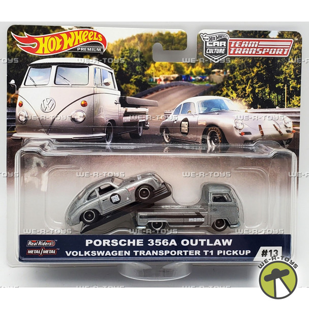 Hot Wheels Team Transport Porsche 356A Outlaw Volkswagen Transporter T1 Pickup