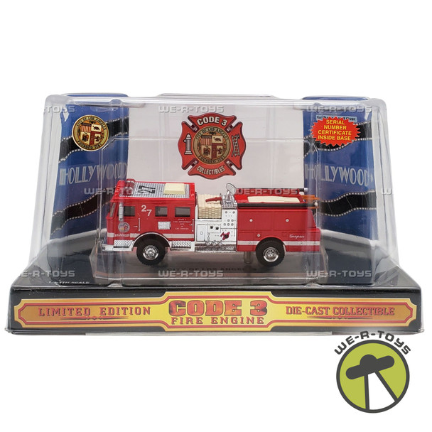 Code 3 Seagrave 1998 City of LA Die Cast Fire Engine #12303 Limited Edition NRFP