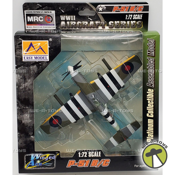 Easy Model P-51 B/C Winged Ace WWII Aircraft Series Vehicle No. 36356 NRFB