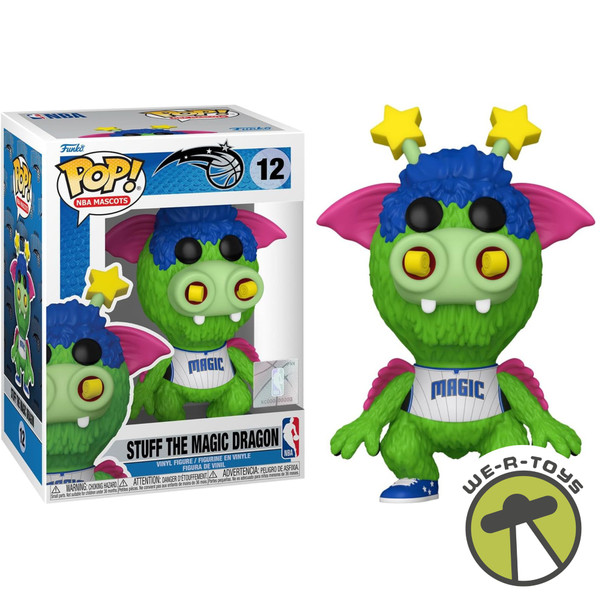 Funko Pop NBA Mascots 12 Orlando Magic Stuff the Magic Dragon Vinyl Figure 2024
