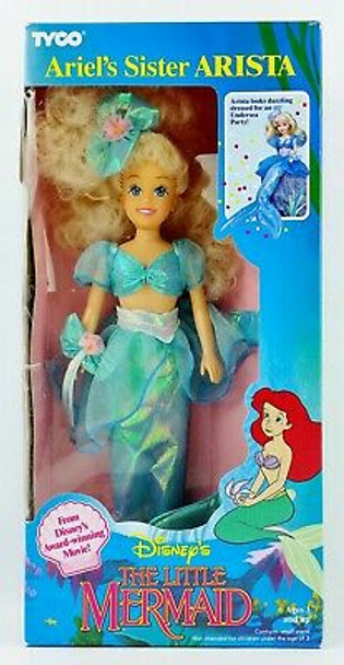 Tyco Disney's The Little Mermaid Ariel's Sister Arista Doll No. 1806 NRFB 2