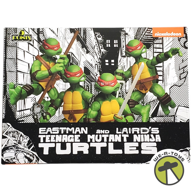 5 Points Teenage Mutant Ninja Turtles 4 Figure Deluxe Set 2024 Mezco Toys