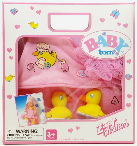Zapf Creation Baby Born Splish Splash Bath Time Outfit Classic Set NRFP