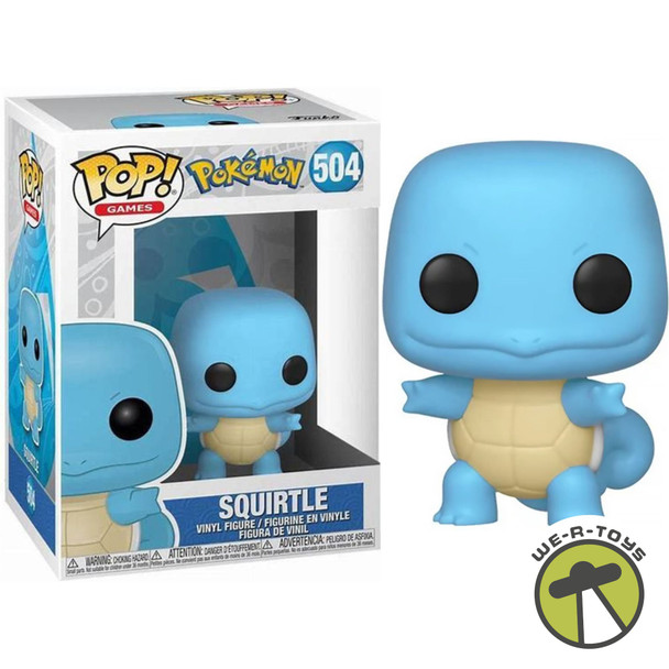 Funko Pop Games 504 Pokémon Squirtle Vinyl Figure 2024