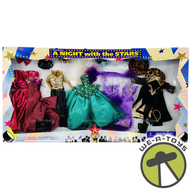 Sarah Doll Designer A Night With The Stars Collection Fashion Set Brass Key NEW