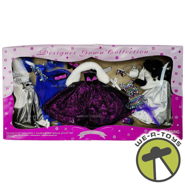 Sarah Doll Designer Gown Collection Purple Royal Fantasy Fashion Brass Key NEW