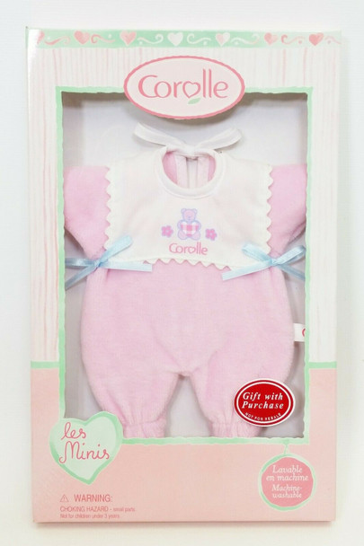 Corolle Les Minis Pink Velour Sleeper for Mini-Calins & Mini-Corolline Dolls