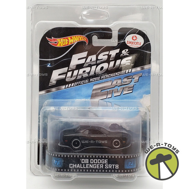 Hot Wheels Retro Entertainment Fast & Furious '08 Dodge Challenger SRT8 NRFP