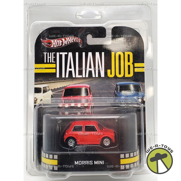 Hot Wheels Retro Entertainment The Italian Job Morris Mini Vehicle Mattel NRFP