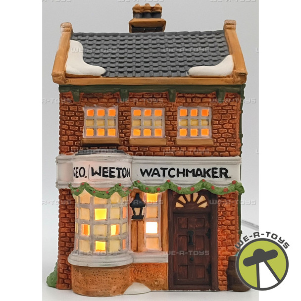 Department 56 Geo Weeton Watchmaker Heritage Village Collection Lighted Building