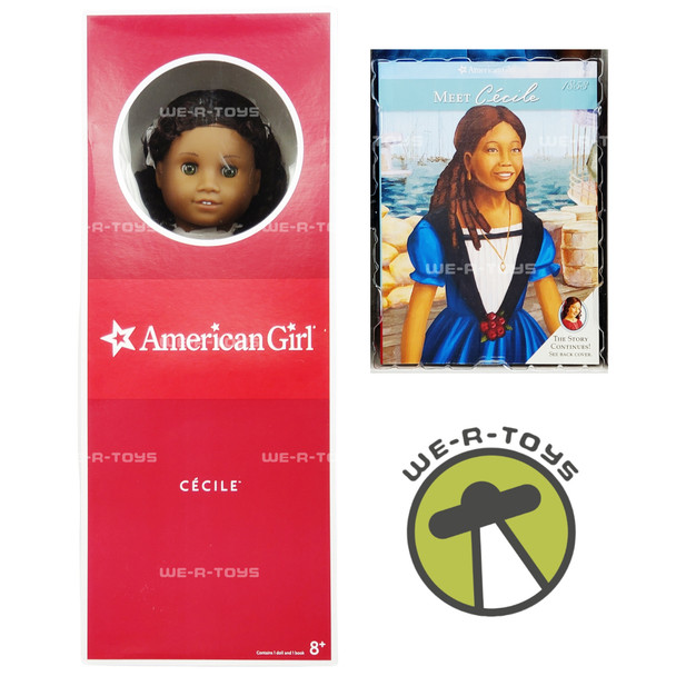 American Girl Cécile 18" Doll With Meet Cécile Book 2011 No. 1853CD03 NEW