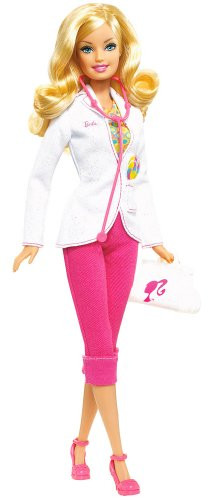 Barbie I Can Be Kid Doctor Doll 2009 Mattel #R4231