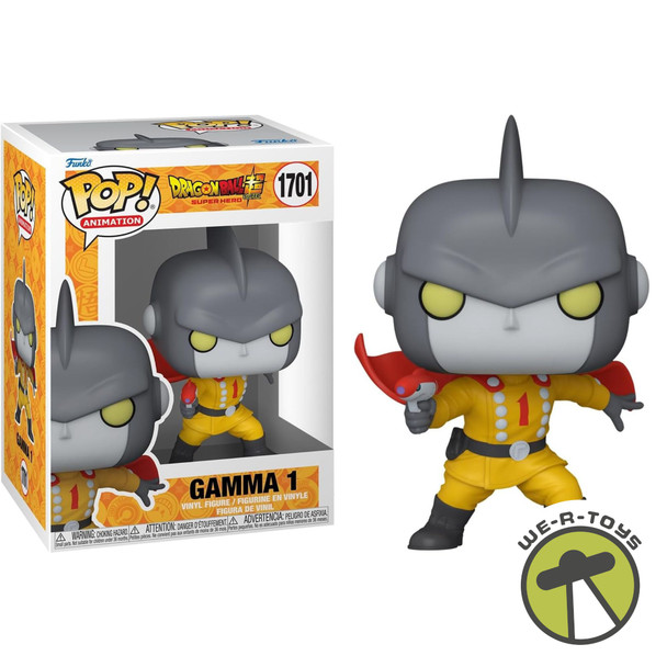Funko Pop Animation 1701 Dragonball Super Super Hero Gamma 1 Vinyl Figure 2024