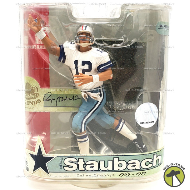NFL Roger Staubach Dallas Cowboys Legends Series 3 Figure McFarlane Toys
