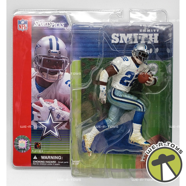 NFL Emmitt Smith #22 Dallas Cowboys McFarlane Sports Picks Series 1 Figure 2001