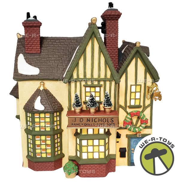 Department 56 Dickens' Village Series J.D. Nichols Toy Shop Lighted 58328