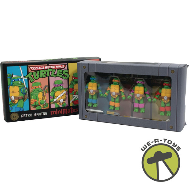 SDCC 2024 TMNT Retro Game Minimates Box Set PX