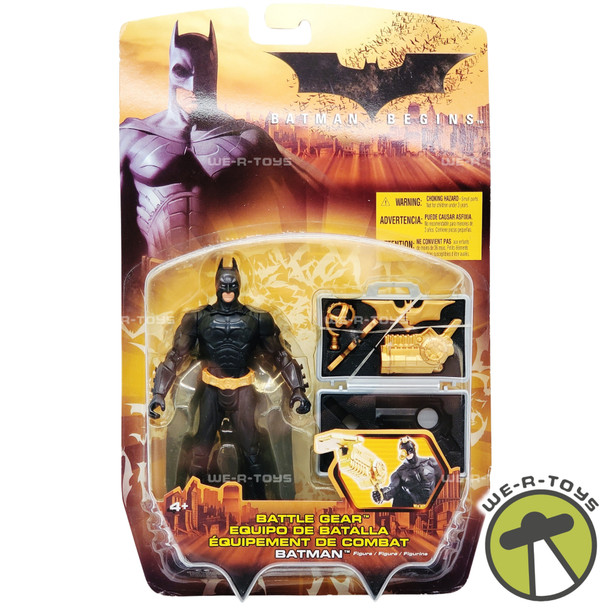 DC Batman Begins Battle Gear Batman Action Figure 2005 Mattel No. H1295 NEW