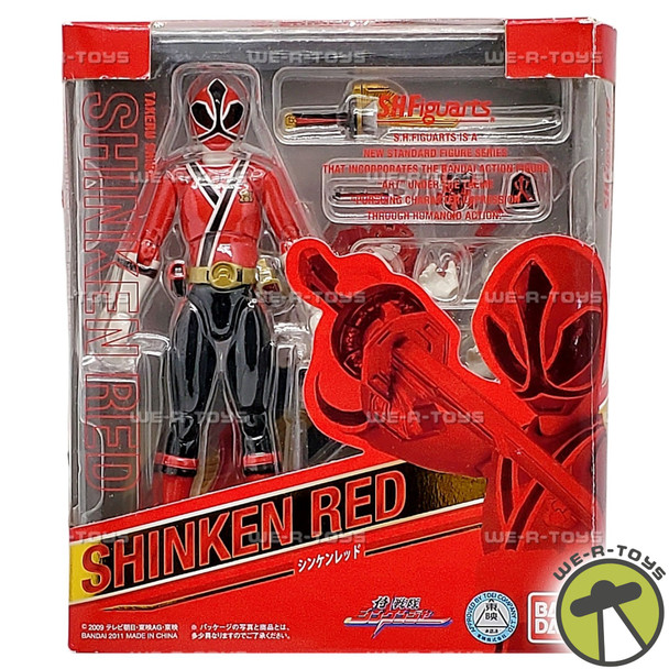 Power Rangers Samurai Shinken Red Ranger Action Figure 2009 S.H. Figuarts